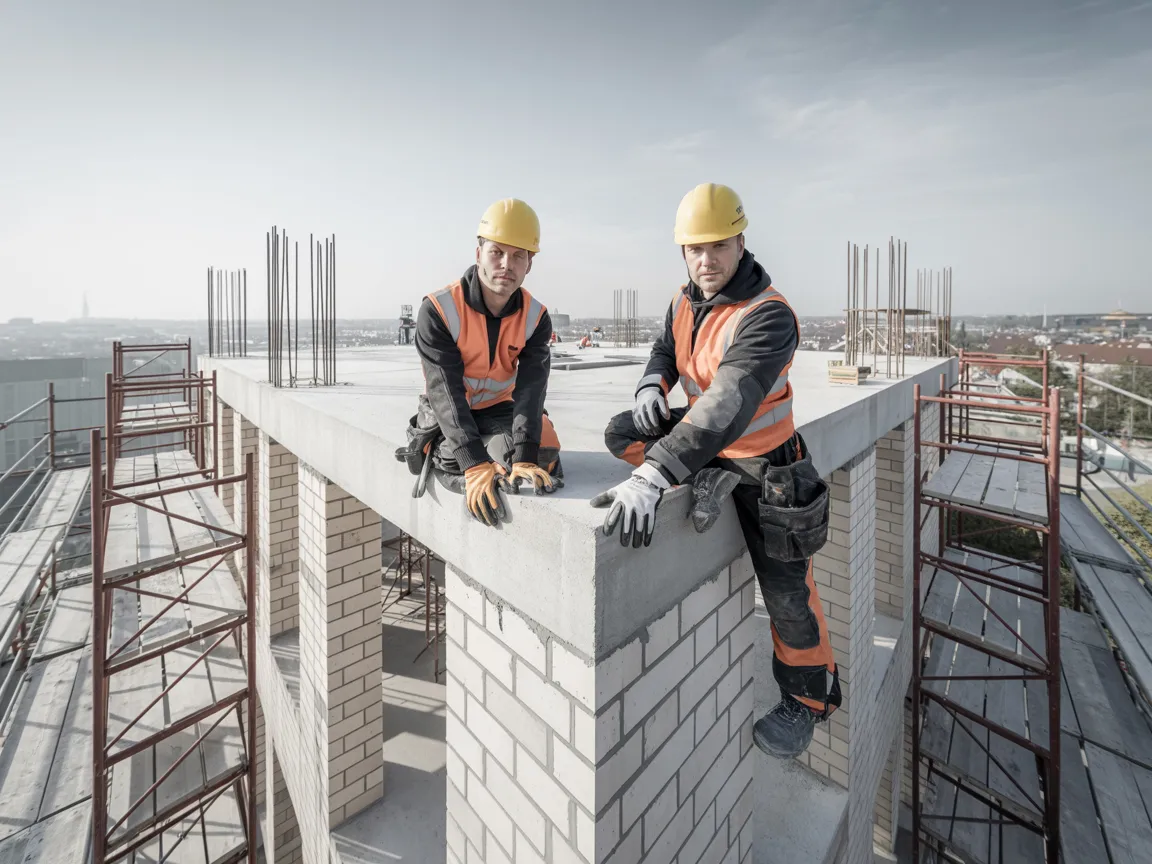 Baugewerbe und Handwerk – Bauarbeiter aus Polen